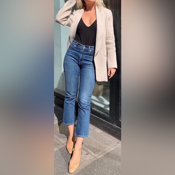 Joie Mehira Ivory Linen Open Front Blazer Sz 0 - Picture 1 of 16